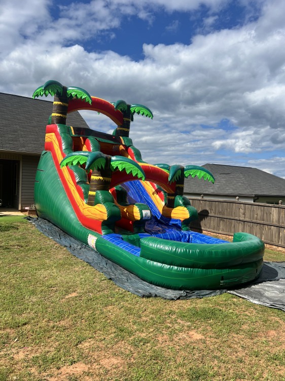 15 Foot Green Breeze Slide