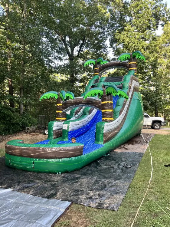20ft Tropical  Water Slide