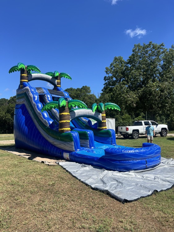 20ft Blue Crush Water Slide